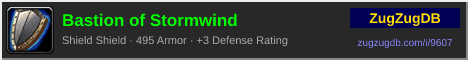 Bastion of Stormwind: forum signature banner