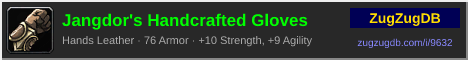 Jangdor's Handcrafted Gloves: forum signature banner