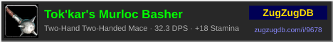 Tok'kar's Murloc Basher: forum signature banner