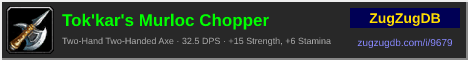 Tok'kar's Murloc Chopper: forum signature banner