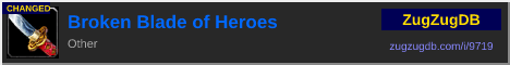 Broken Blade of Heroes: forum signature banner