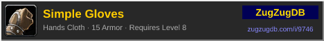 Simple Gloves: forum signature banner