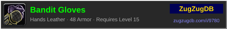 Bandit Gloves: forum signature banner
