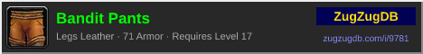 Bandit Pants: forum signature banner