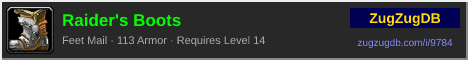Raider's Boots: forum signature banner