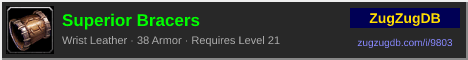 Superior Bracers: forum signature banner