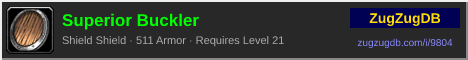 Superior Buckler: forum signature banner