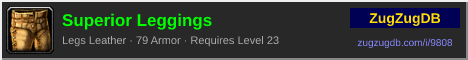Superior Leggings: forum signature banner
