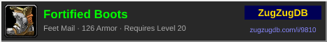 Fortified Boots: forum signature banner