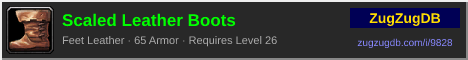 Scaled Leather Boots: forum signature banner