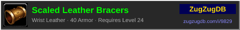 Scaled Leather Bracers: forum signature banner