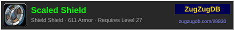 Scaled Shield: forum signature banner