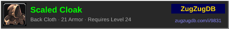 Scaled Cloak: forum signature banner