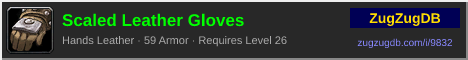 Scaled Leather Gloves: forum signature banner