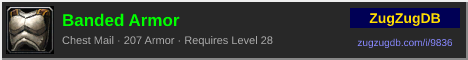 Banded Armor: forum signature banner