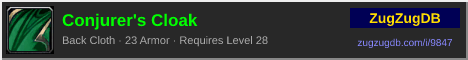 Conjurer's Cloak: forum signature banner