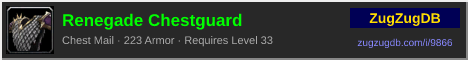Renegade Chestguard: forum signature banner
