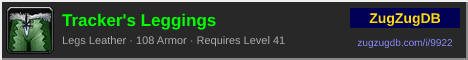 Tracker's Leggings: forum signature banner
