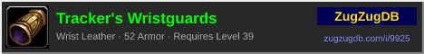 Tracker's Wristguards: forum signature banner