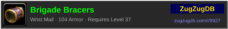 Brigade Bracers: forum signature banner