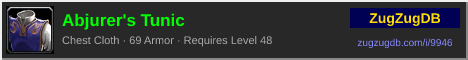 Abjurer's Tunic: forum signature banner