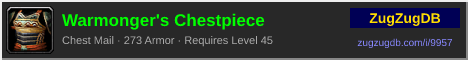 Warmonger's Chestpiece: forum signature banner